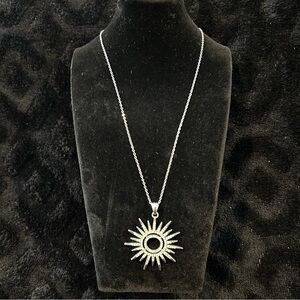 Park Lane ‘Sunburst’ Necklace Genuine CZ